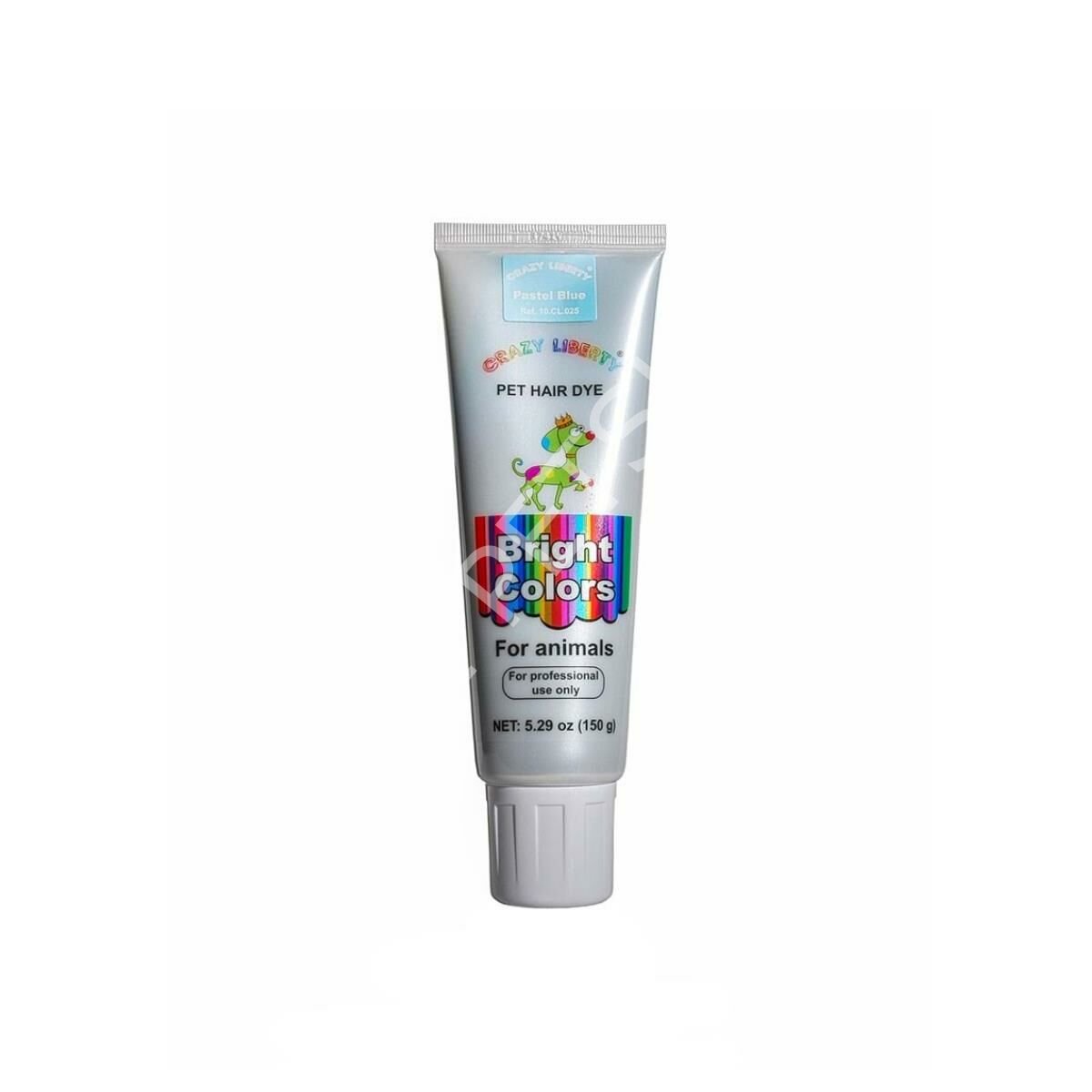 CRAZY LIBERTY Evcil Hayvanlar İçin Saç Boyası (Pastel Mavi) 150 ML