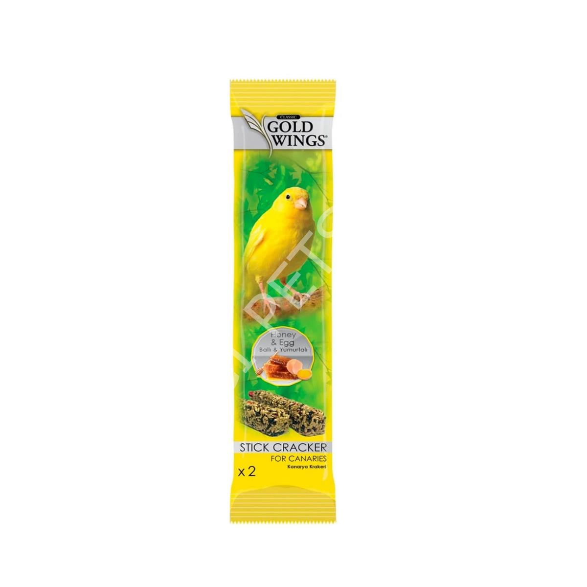 Gold Wings Classic Kanarya Krakeri Ballı ve Yumurtalı 2'li Paket