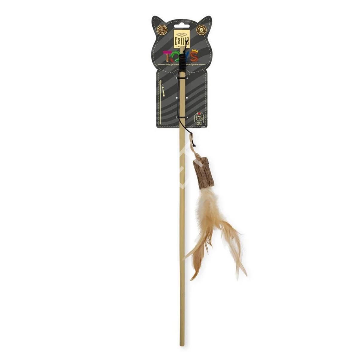 CATTİE MATATABİ İÇERİKLİ KEDİ OYUNCAĞI KÜTÜKLÜ OLTA 50CM