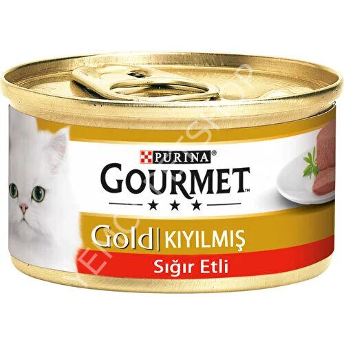 Gourmet Gold Kıyılmış Sığır Etli Kedi Konservesi 85gr