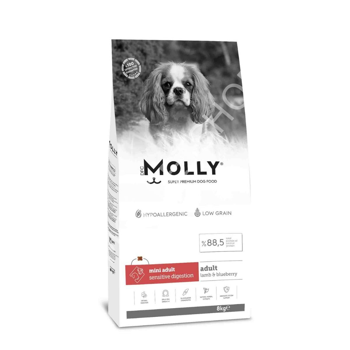 Molly Hypoallergenic Kuzu Etli Küçük Irk Yetişkin Köpek Kuru Maması 8 kg