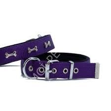DOGGİE KONFOR DOKUMA BOYUN TASMASI MOR 2,5X37-45CM