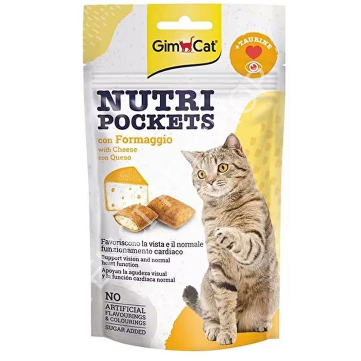 Gimcat Nutri Pockets Peynirli Granül Yetişkin Kedi Ödülü 60 Gr