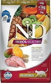 N&D Tropical Selection Tavuk Etli 5 kg Kısırlaştırılmış Yetişkin Kedi Maması