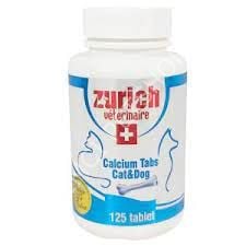 ZURICH KEDİ KÖPEK CALSİYUM TABLET 125 TABLET