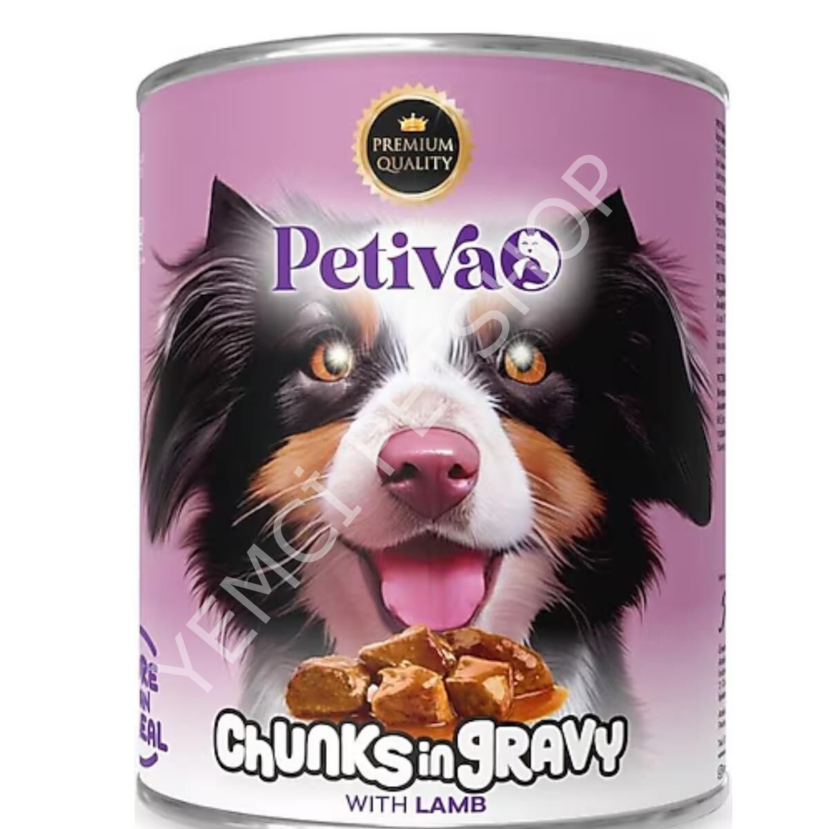 Petiva Kuzu Etli 400 gr Yetişkin Konserve Köpek Maması