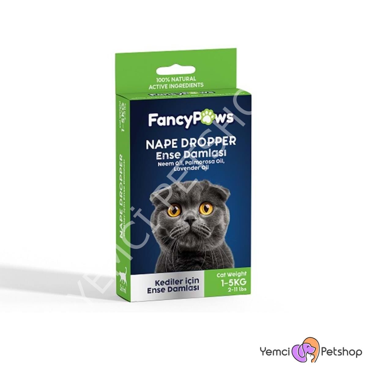 Fancy Paws Kedi Parazit Damlası 3x1ml