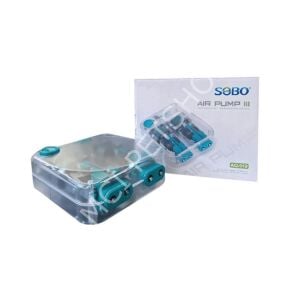 Sobo Dört Çıkışlı Hava Motoru Şeffaf Kasa 12W 4 x 6 Lt/Min