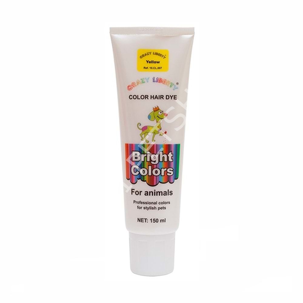 CRAZY LIBERTY Evcil Hayvanlar İçin Saç Boyası AÇIK MAVİ 150 ML