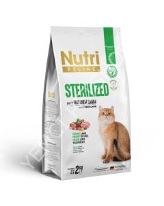 Nutri Feline Sterilised Kısırlaştırılmış Kuzulu Kedi Maması 2 kg