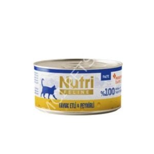 Nutri Feline Tavuk Etli Peynirli Probiyotikli Yetişkin Kedi Konservesi 70 Gr