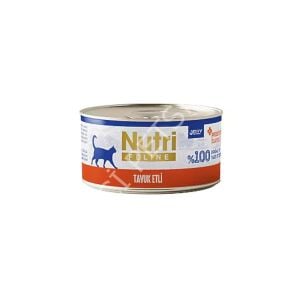 Nutri Feline Tahılsız Tavuklu Probiyotikli Kedi Konservesi 70 Gr