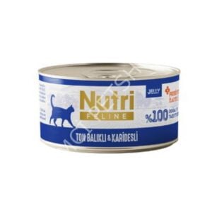 Nutri Feline Tahılsız Ton Balıklı Karidesli Yetişkin Kedi Konservesi 70 Gr