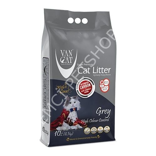 VANCAT AKTİF KARBON KEDİ KUMU 10 LT