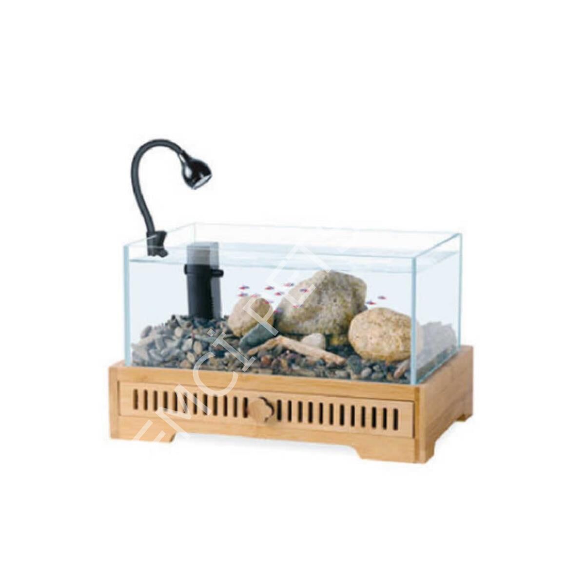 Jeneca XL-30 Akvaryum+Dekor 28x14x17,5 Cm. 3,3L