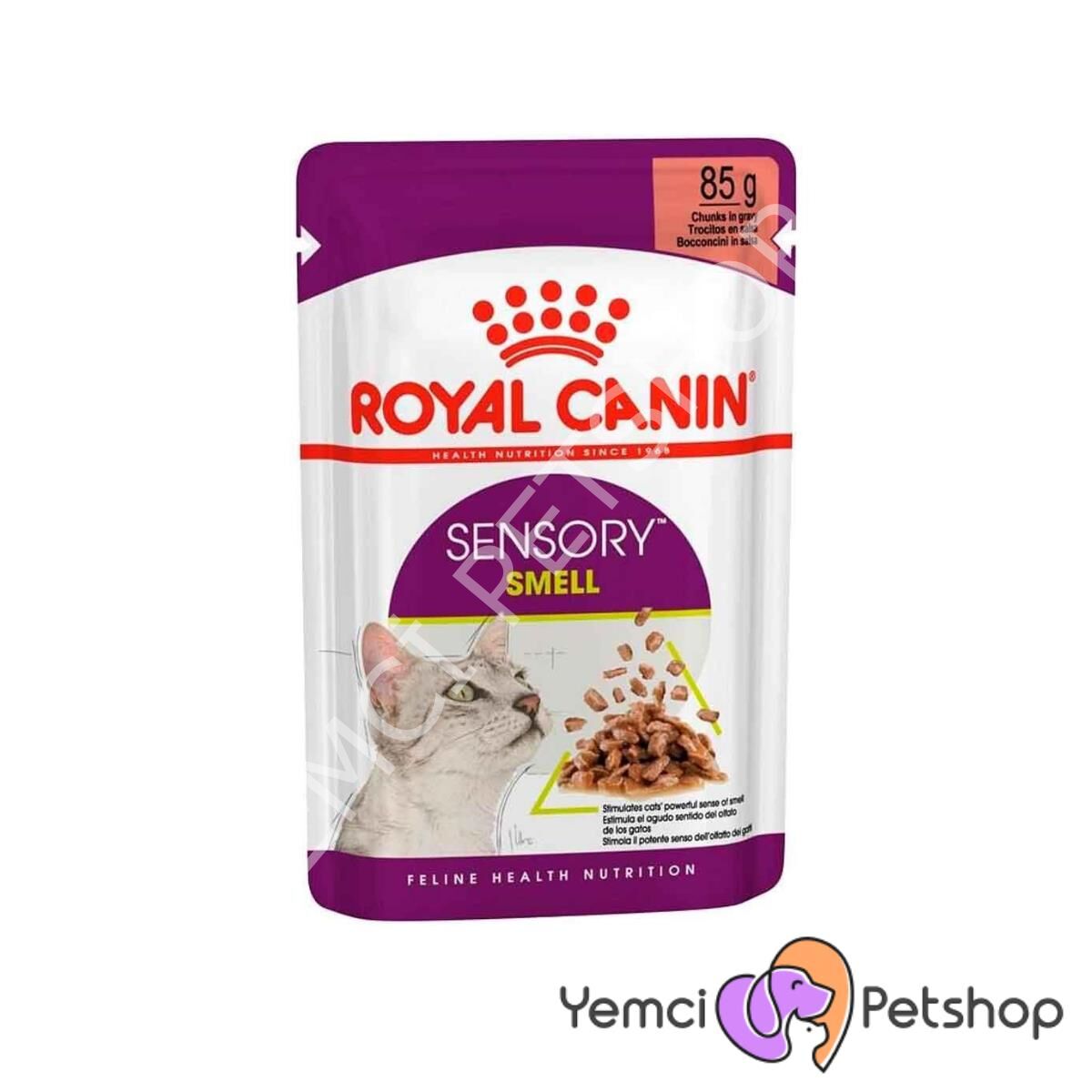 Royal Canin Sensory Koku Duyusu için Sos İçerisinde Yaş Kedi Maması 85g