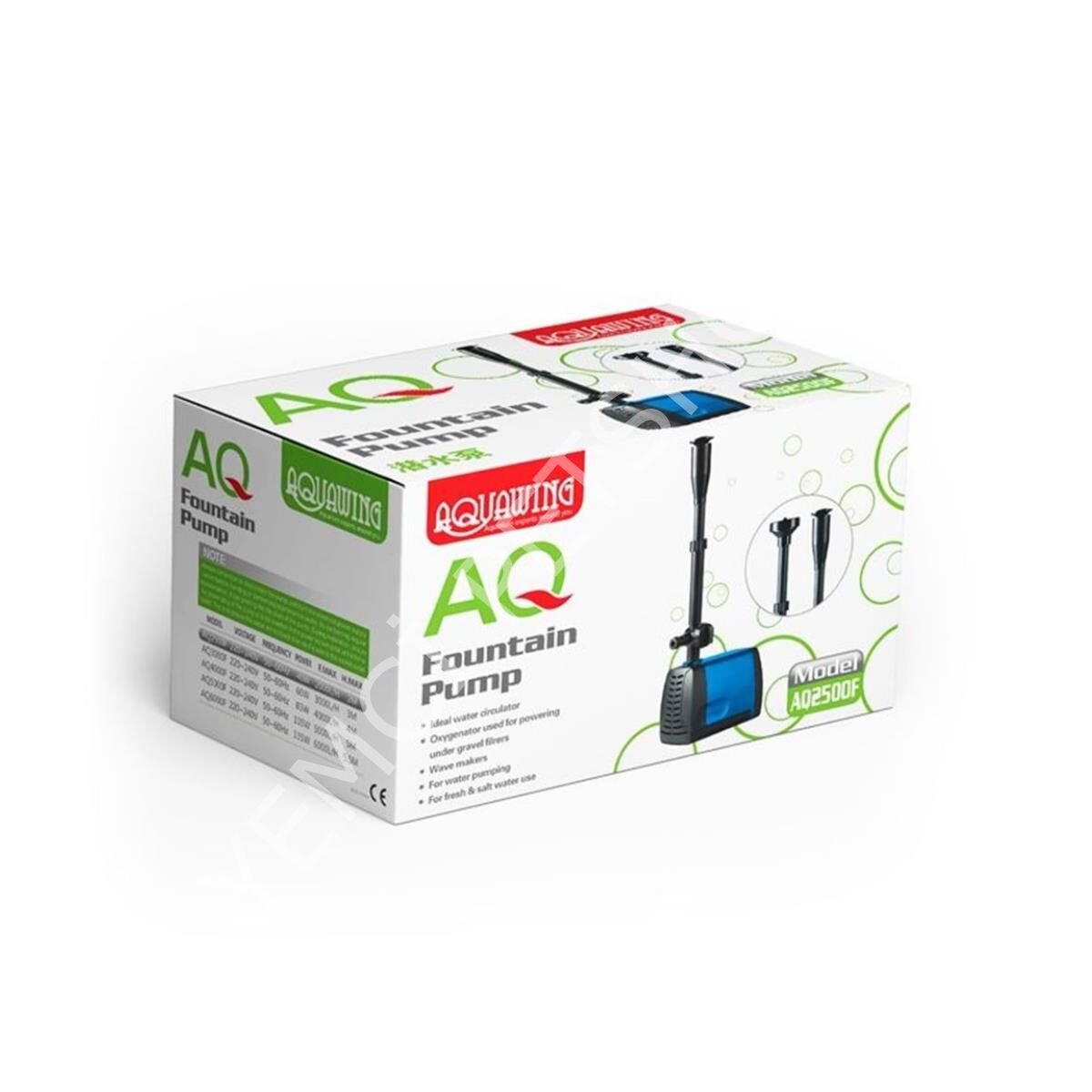 AQUAWING SUMP MOTORU+FOUNTAİN KİT 40W 2000L/H