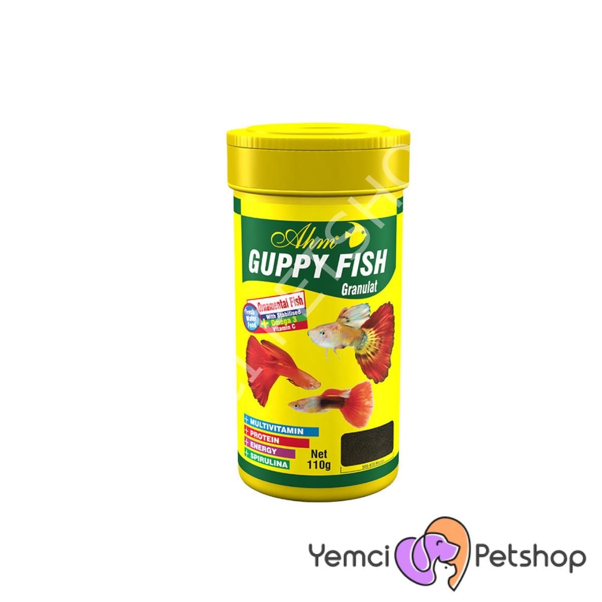 Ahm Marin Guppy Granul Food 100ml 50gr