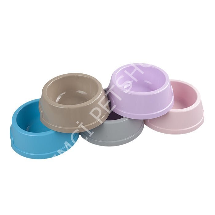 Plastik Yuvarlak Mama Kabı 0.75 Lt