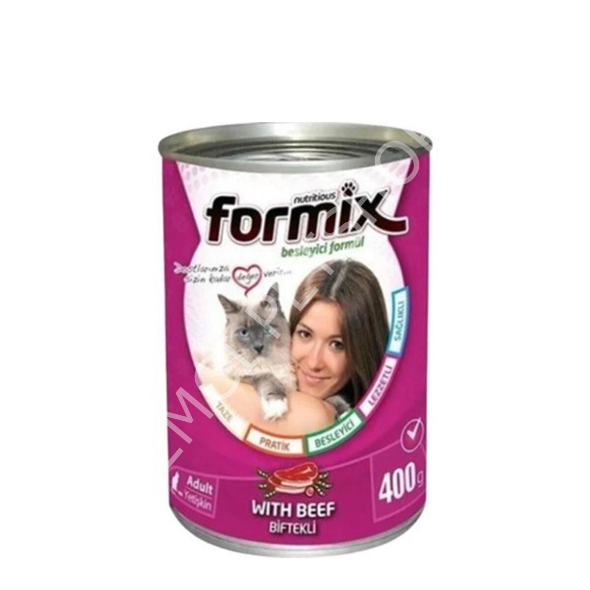 Formix Biftekli Yetişkin Kedi Konservesi 400 gr