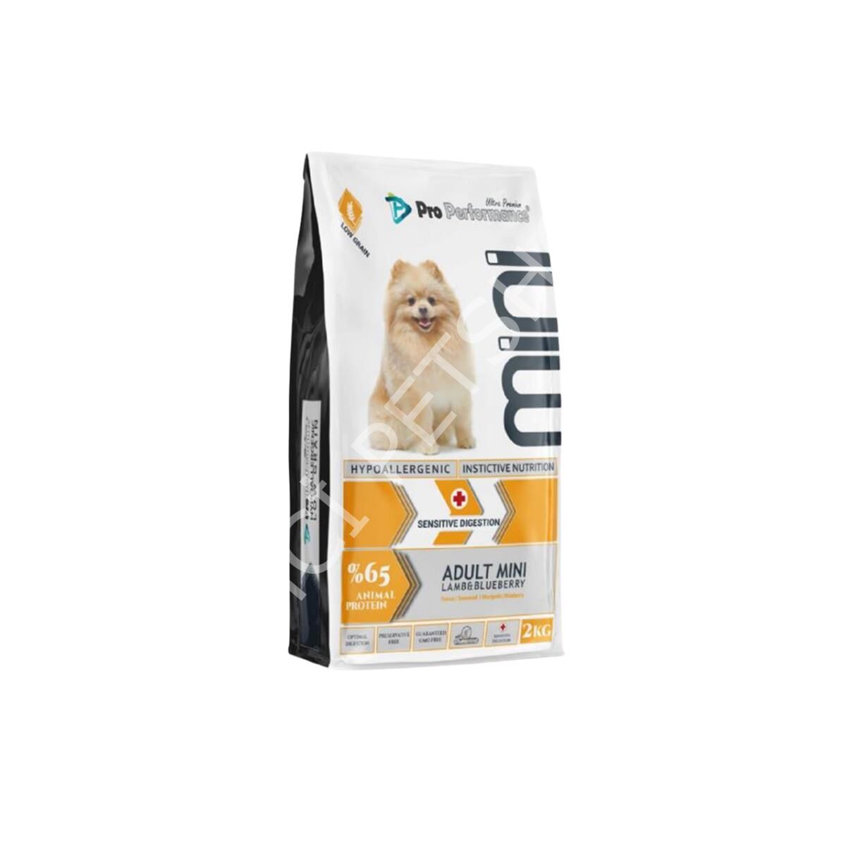 PRO PERFORMANCE KUZULU VE YABANMERSİNLİ KÜÇÜK IRK YETİŞKİN KÖPEK MAMASI 2 KG