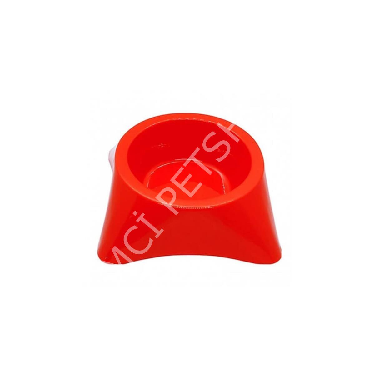 PLASTİK TEKLİ KARE MAMA SU KABI KÜÇÜK