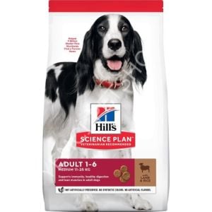 Hill's Adult Medium LARGE Lamb Rice Kuzu Etli ve Pirinçli 14 kg Yetişkin Köpek Maması