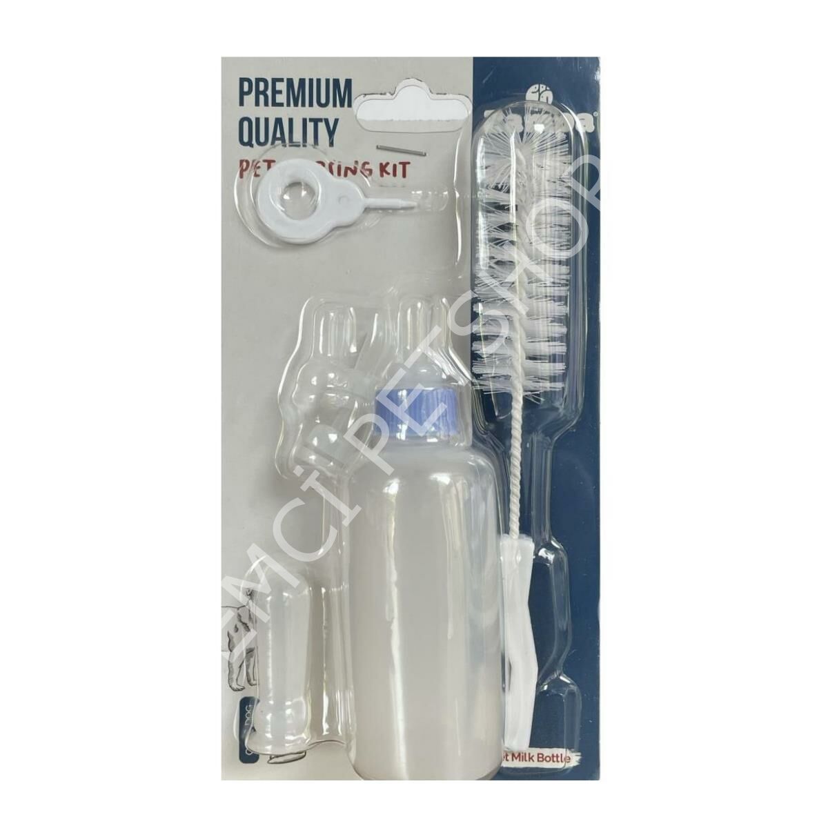 Zampa Yavru Kedi ve Köpek Biberon & Temizleme Fırçası, 120ml