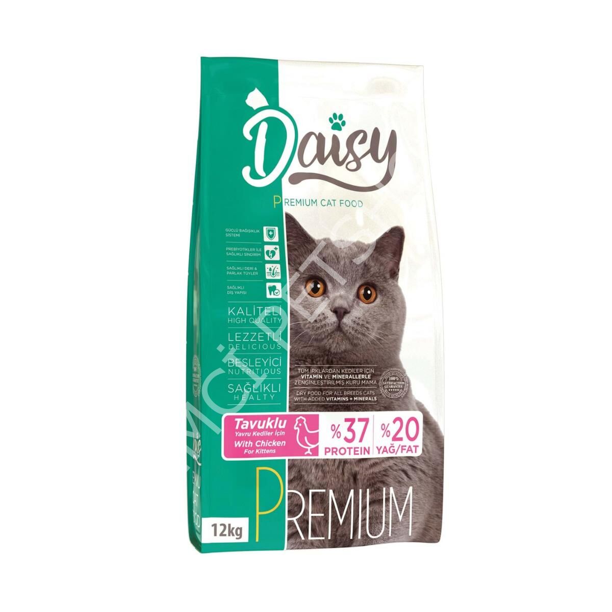 Daisy Tavuklu Yavru Kedi Maması 12 Kg