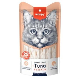 Wanpy Ton&Somon Balıklı Krema Kedi Ödülü 25*14 gr