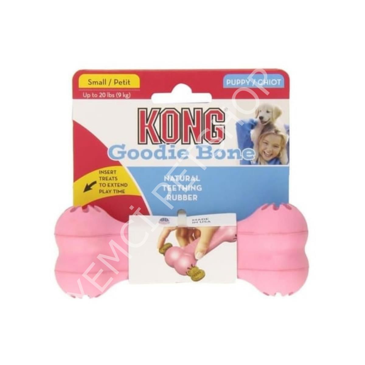 KONG Puppy Goodie Bone Yavru Köpek Oyuncağı Small