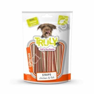 TRULY DOG MİNİ STRIPS CHİCKEN FİSH KÖPEK ÖDÜLÜ