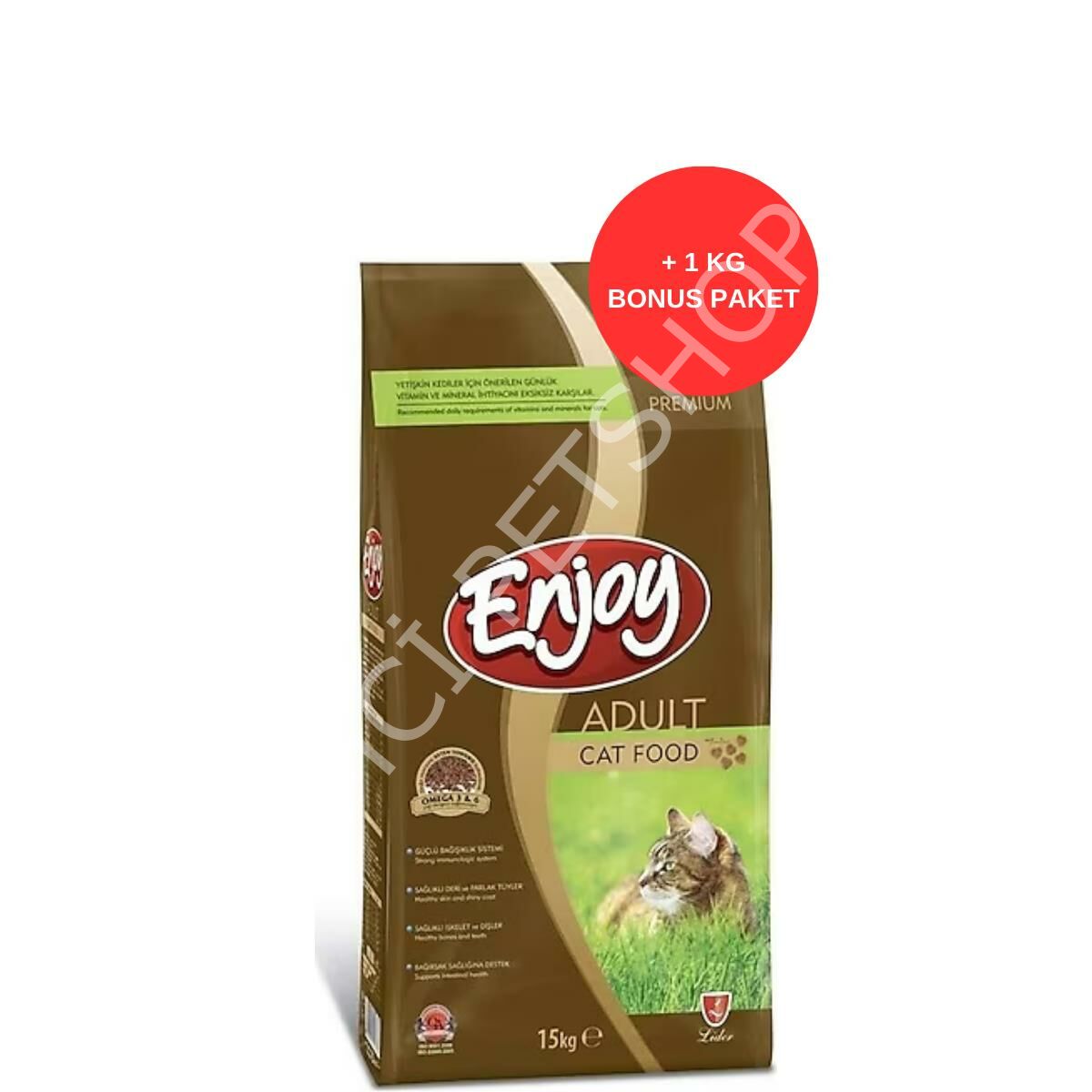 Enjoy Tavuklu 15 + 1 kg Yetişkin Kedi Maması