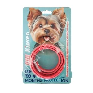 Kinven Köpek Bit Pire Uzaklaştıcı Tasma 60 cm Kırmızı