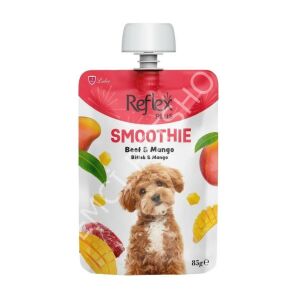 Reflex Plus Smoothie Biftekli ve Mangolu Sıvı Köpek Ödülü 85gr