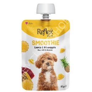 Reflex Plus Smoothie Kuzu Etli ve Ananaslı Sıvı Köpek Ödülü 85gr