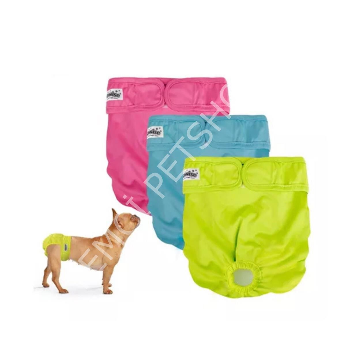 Pawise Tekrar Kullanılabilir Köpek Külodu S 3 Adet