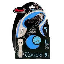 Flexi New Comfort Otomatik Mavi Şerit Gezdirme Large 5 Metre
