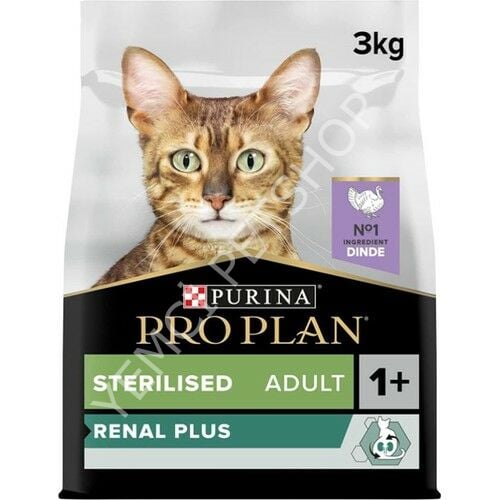 Pro Plan Sterilised Hindili ve Tavuklu Kısırlaştırılmış 3 kg Yetişkin Kedi Maması