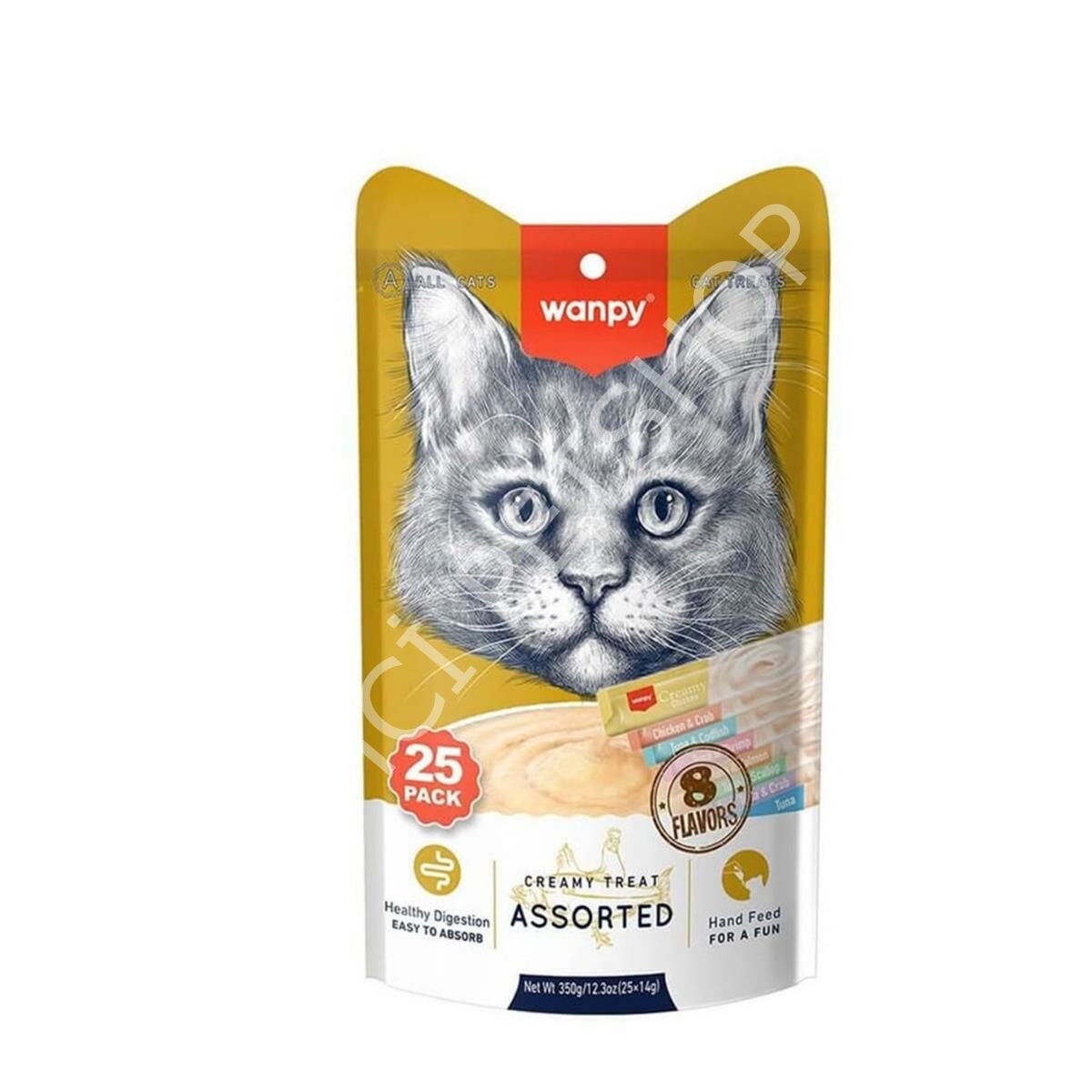 Wanpy Karışık Sıvı Kedi Ödülü 25*14 gr