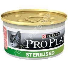 Pro plan Sterilised Somonlu Kısırlaştırılmış Yetişkin Yaş Kedi Konservesi 85 g