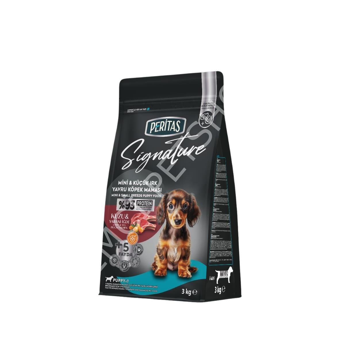 Peritas Signature Kuzu Etli 3 kg Küçük Irk Yavru Köpek Maması
