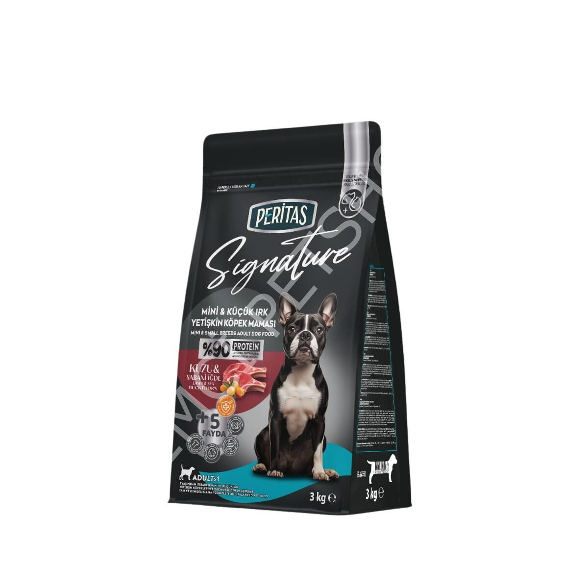 Peritas Signature Kuzu Etli 3 kg Küçük Irk Yetişkin Köpek Maması