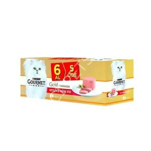 Gourmet Gold Kıyılmış Sığır Etli Yetişkin Kedi Konservesi 6x85gr
