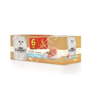 Gourmet Gold Kıyılmış Ton Balıklı Yetişkin Kedi Konservesi 6 Al 5 Öde