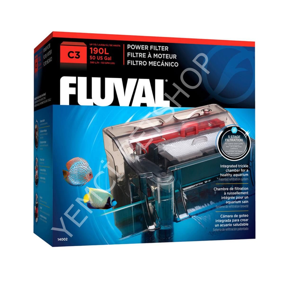 Fluval C3 Power(ASKI) Filtre 580Lt/Saat