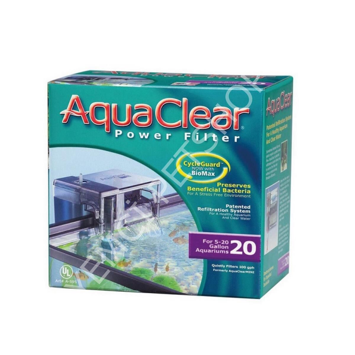 Aqua Clear 20 Mini Askı Filtre 378 Lt/H