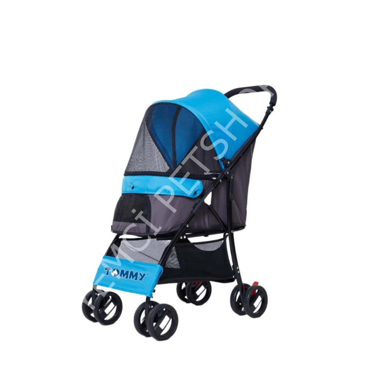 Tommy Evcil Hayvan Arabası Mavi 67 x 47 x 98 cm Max 15 kg