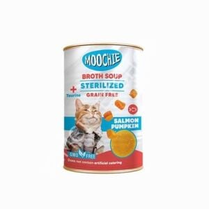 MOOCHİE SOMONLU BALKABAKLI KISIR KEDİ ÇORBASI 135 ML