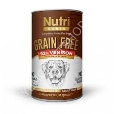Nutri Canin Geyikli ve Patatesli Tahılsız Köpek Konservesi 400gr